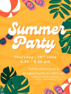 DCAHF Summer Party Poster